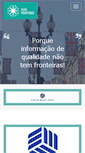 Mobile Screenshot of alemfronteiras.com